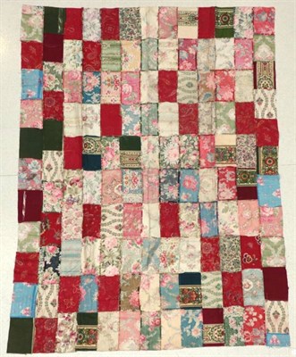 Lot 2239 - From the Estate of Hannah Hauxwell (1926-2018) An Unfinished Late 19th Century Cotton Patchwork...
