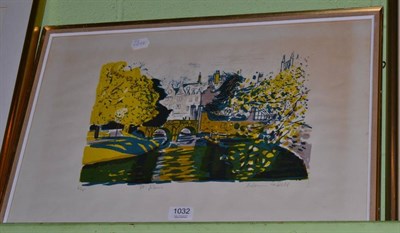 Lot 1032 - Edwin La Dell (British, 1914-1970) ''St John's'' lithograph, signed, titled and numbered 6/80