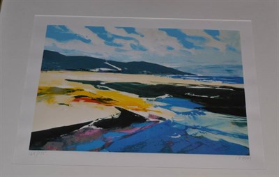 Lot 1033 - Donald Hamilton Fraser (1929-2009), Kintyre, signed, lithograph; together with another by the...