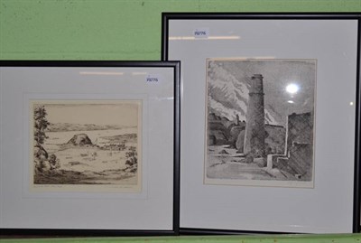 Lot 1040 - Marcel Frischmann (1900-1951) Builders resting, signed, etching, together with five further prints