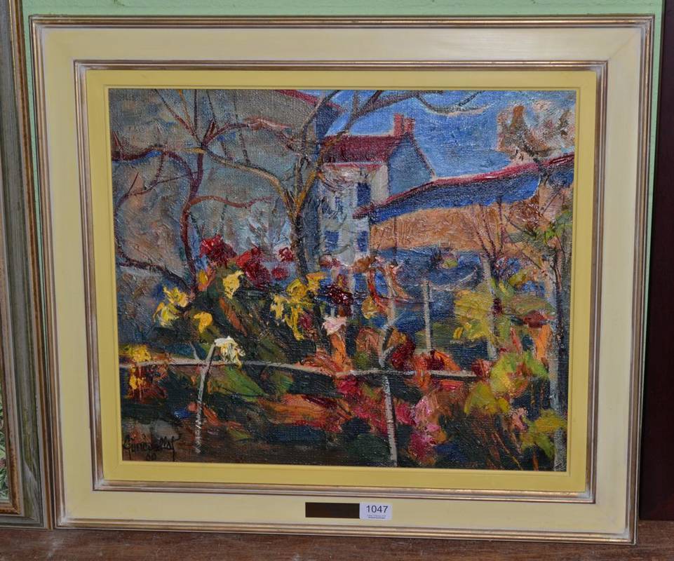 Lot 1047 - Anime Ballet (20th century) French, Jardin Villageois, signed and dated (19)60, oil on canvas