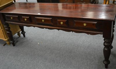 Lot 1126 - A mahogany dresser base