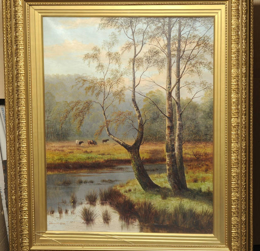 Lot 1107 - William Mellor (1851-1931) "View near Bowes, Yorkshire" Signed, inscribed verso, oil on canvas,...