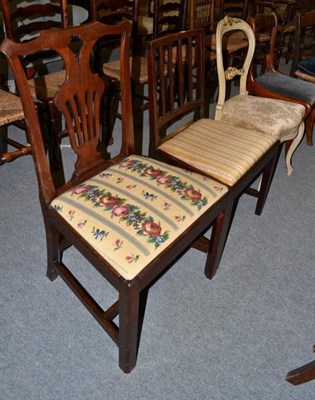 Lot 1246 - Seven various 19th century and later chairs