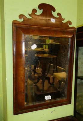 Lot 1293 - A cushion framed wall mirror