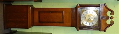 Lot 1299 - An eight day oak longcase clock, dial signed John Weller, London, five pillar movement, later case