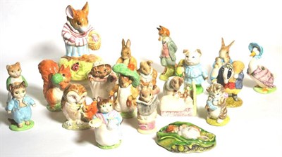 Lot 21 - Beswick Beatrix Potter figures including ''Ginger'' and various Royal Albert Beatrix Potter figures