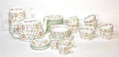 Lot 31 - A Minton Haddon Hall part tea and coffee service