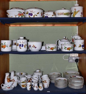 Lot 192 - A large quantity of Royal Worcester Evesham pattern tea, coffee and dinnerwares