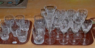 Lot 254 - A collection of Waterford crystal glassware including a pair of Millennium limited edition...