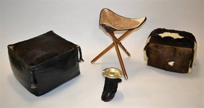 Lot 62 - Hunting Interest: A Small collection of Hunting Interest items, to include - a folding...