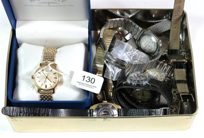 Lot 130 - A group of watches including a Sekonda, Seiko, Rotary etc