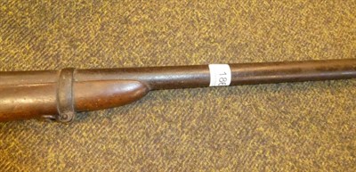 Lot 186 - A rimfire shotgun with old English stock