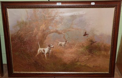 Lot 1132 - * Kingman (20th century), Flushing the game, signed oil on canvas