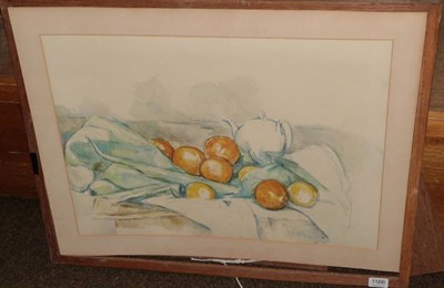 Lot 1166 - After Paul Cezanne (1839-1906), Still life, lithograph with blindstamp