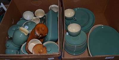 Lot 1176 - A quantity of ceramics comprising of part dinner and coffee wares by Midwinter Madeira pattern,...