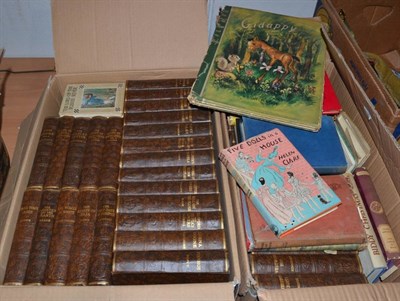 Lot 1194 - Three boxes of Children's novels and encyclopaedias including Allison Uttley ''Little Grey Rabbit &