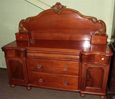 Lot 1268 - A Victorian mahogany sideboard