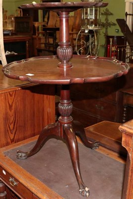 Lot 1303 - A George III style mahogany two-tier dumbwaiter, circa 1900