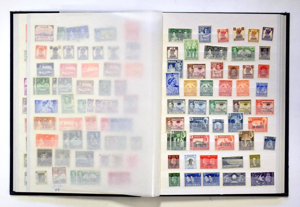 Lot 12 - British Commonwealth - Mint Collection in a fine stockbook with higher values and better items...