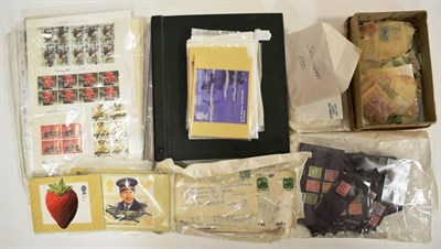 Lot 22 - Box of Stamps with a collection of early to modern mainly British Africa in an album, with Gold...