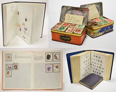 Lot 23 - World Stamps in a very large plastic box. Includes a small vintage album of Commonwealth, large...