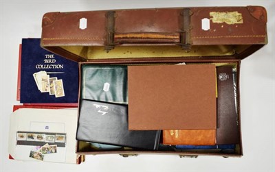 Lot 34 - GB and Commonwealth Suitcase and Box. With interest in GB 1d reds, South Africa in a brown...