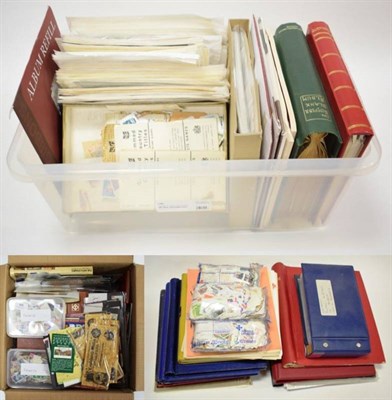 Lot 43 - GB, Europe and World Stamps - With country lots on leaves, France in boxes, some GB face,...