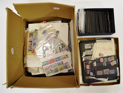 Lot 45 - Commonwealth and World sorter in a large box, the main value being in a flat box with...