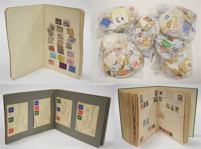 Lot 49 - Mainly Commonwealth Stamps in 3 Boxes. Includes a blue stockbook with some better KGVI, other...