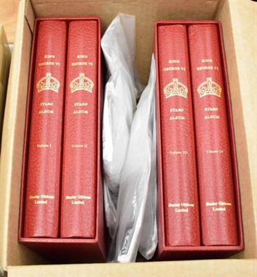Lot 52 - Full set as new KG 6th Stanley Gibbons albums