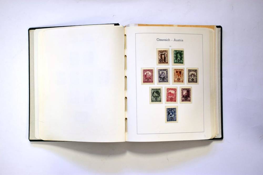 Lot 99 - Austria 1945-71 Mint collection in a Lighthouse printed album. Appears nearly complete missing only