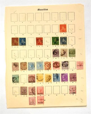 Lot 125 - Mauritius - Good QV to KGV Collection on leaves with QV from imperfs to 1/- , perf values to...