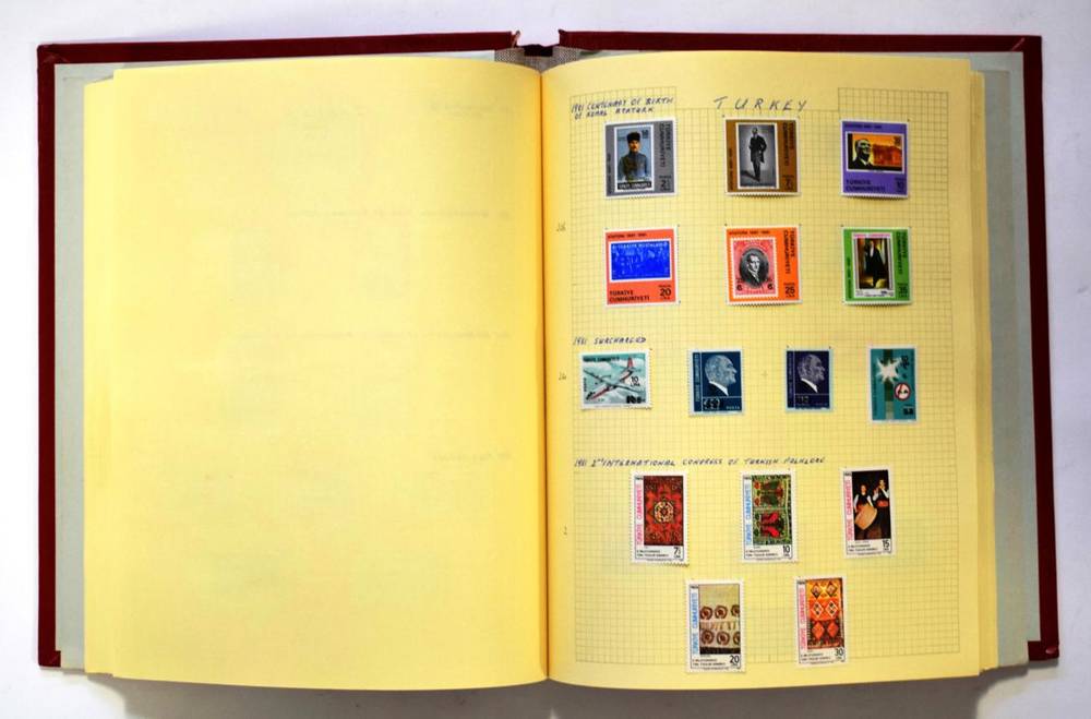 Lot 147 - Turkey - Mint Collection 1962 to 1984 . Well presented in a red album, apparently complete for...