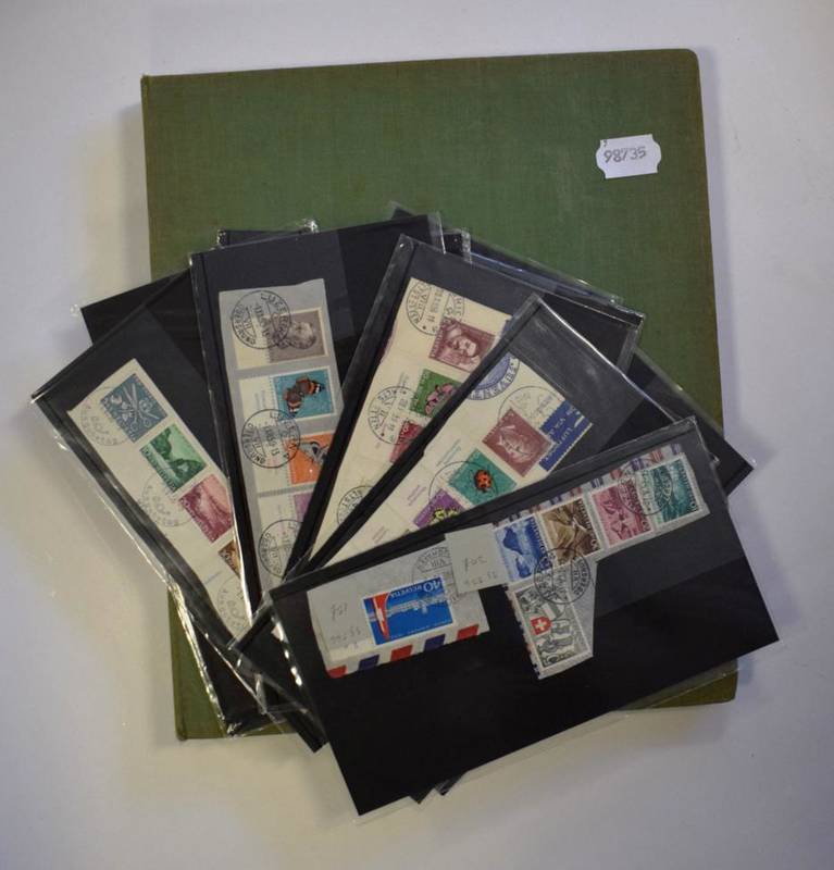 Lot 148 - Switzerland - Collection in an album with very high cat. value.  Includes early Imperfs,...