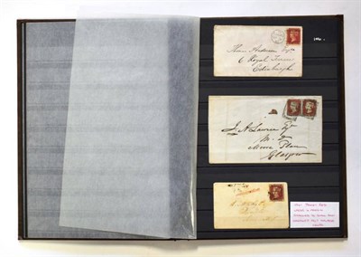 Lot 160 - Collection of 1d Reds and 2d Blues in a luxury Lighthouse stockbook. From 1841 issues, SG 8 on...