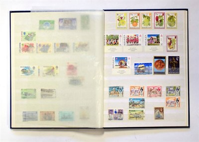 Lot 161 - GB - Mainly Mint Blocks in stockbook with value in QV to KGV. Also some QV used with pair of imperf