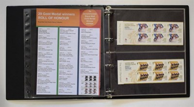 Lot 166 - GB Album of 2012 winners sheets with 174 1st class stamps