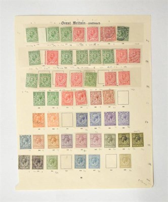 Lot 169 - GB KGV Mint Collection - 1911 Downeys and 1912 Cypher issues. Good range of Downeys, many u.m....
