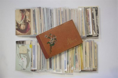 Lot 273 - Vintage Postcards Collection in a Shoebox including Clowns Collection. Interesting lot mainly early