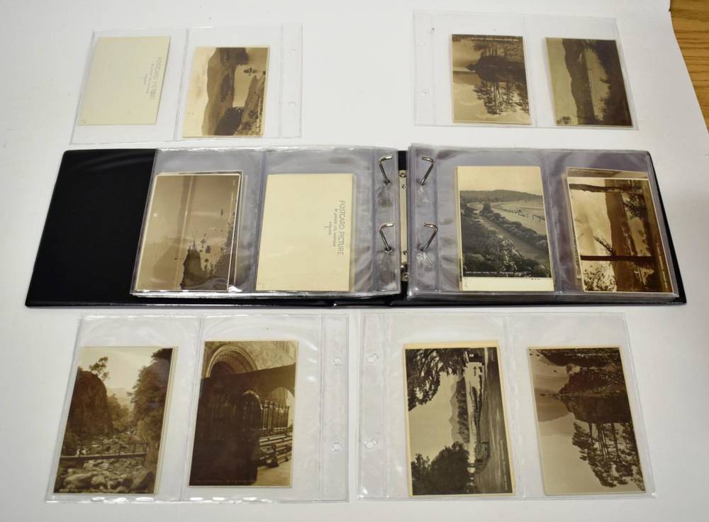 Lot 285 - Lake District  - A collection of mainly sepia vintage topographical cards produced by Judges of...