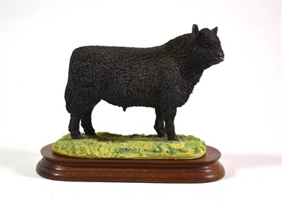 Lot 49 - Border Fine Arts 'Galloway Bull' (Style One), model No. L33 by Ray Ayres, limited edition...