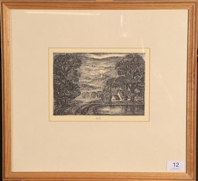 Lot 12 - Robin Tanner (1904-1988) ''Gray's Elegy'' Signed and dated 1980, etching together with two...