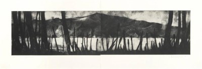 Lot 21 - Jason Hicklin (b.1966) ''Gormire'' Signed, inscribed and dated (20)12, numbered 1/30, black and...