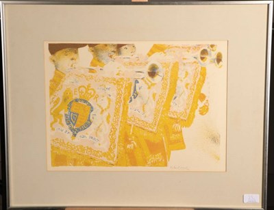 Lot 23 - Julian Trevelyan RA (1910-1988) ''The Mall'' Lithograph, together with two further lithographs...