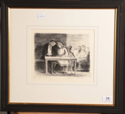 Lot 28 - Edward Jeffrey Irving Ardizzone, CBE, RA (1900-1979) ''Young Lovers'' Signed, inscribed and...