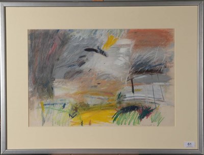 Lot 61 - Derek Hyatt (1931-2015) ''Sunset Morning'' Signed and dated (19)63, inscribed verso, mixed...