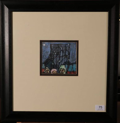 Lot 75 - Tom McGuinness (1926-2006) ''The Minehead'' Signed and dated (19)94, mixed media, 12.5cm by...