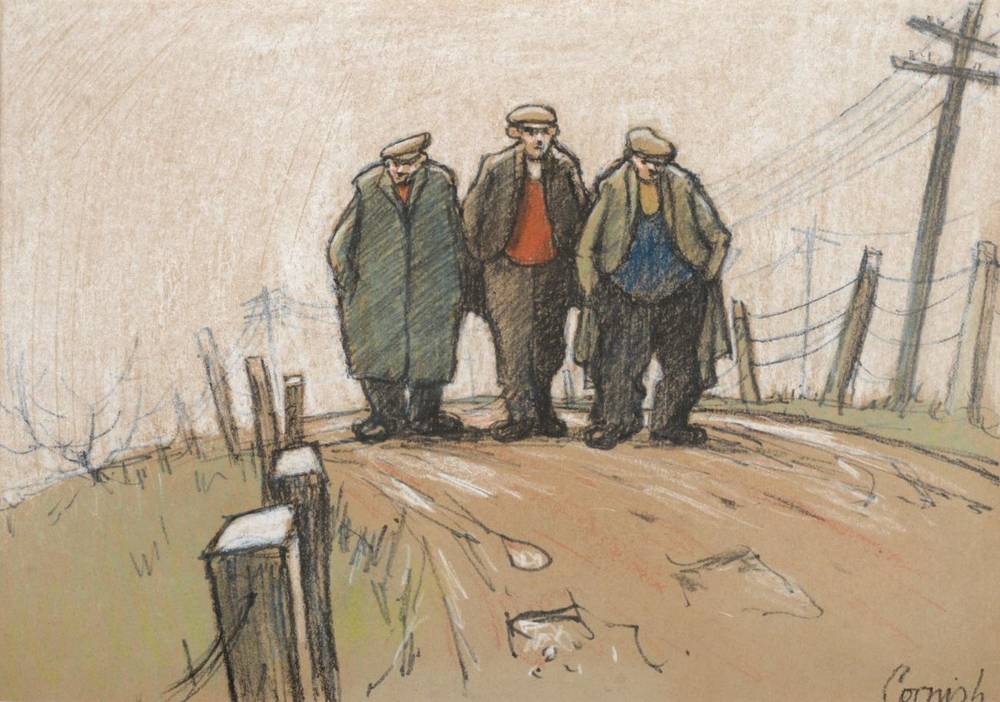 Lot 78 - Norman Stansfield Cornish (1919-2014) ''Trio'' Signed, mixed media, 20cm by 29cm  Provenance:...