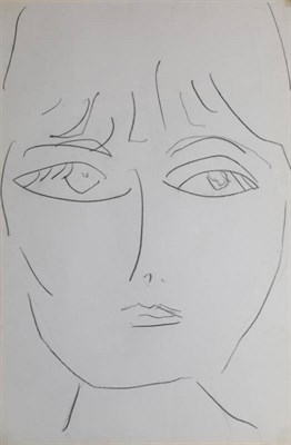 Lot 98 - Joash Woodrow (1927-2006) ''Portrait of a Girl'' Pencil, 76cm by 50cm  Provenance: 108 Fine...